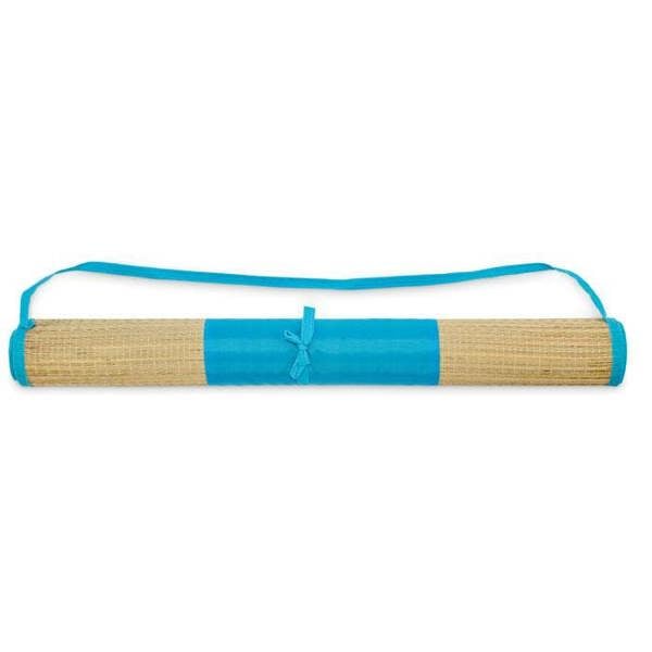 MidOcean Rafia Straw Beach Mat - Turquoise - 