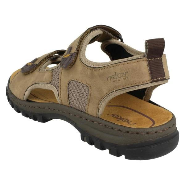 Rieker Mens Rieker Casual Adjustable Sandals 25055