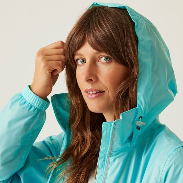 Regatta Corinne IV Waterproof Packaway Women's Jacket - Aruba Blue