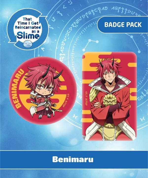 That Time I Got Reincarnated as a Slime - Benimaru Badge Pack