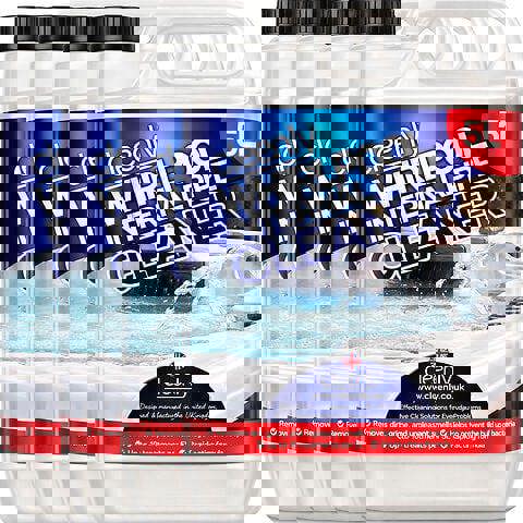 Cleenly Whirlpool Internal Pipe Cleaner Removes Dirt Grime Oil & Odours from Hot Tub Spa and Pool Pipework (20 Litre)