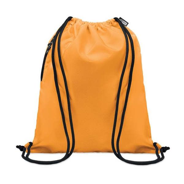 MidOcean Night Large RPET Drawstring Bag - Orange - 