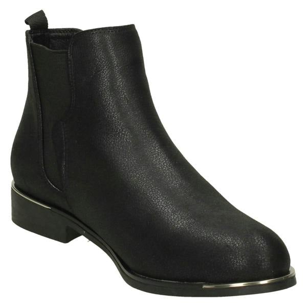 Down to Earth Ladies Down To Earth Low Heel Ankle Boots F50957