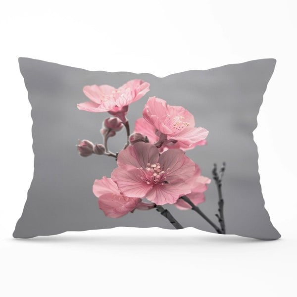 Warren Reed Delicate Pink Flowers Cushions