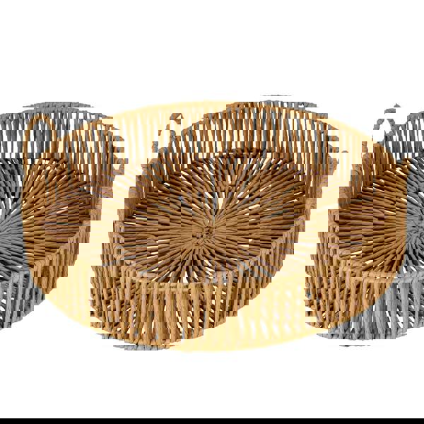 Hill Interiors Wicker Tray - Brown - 