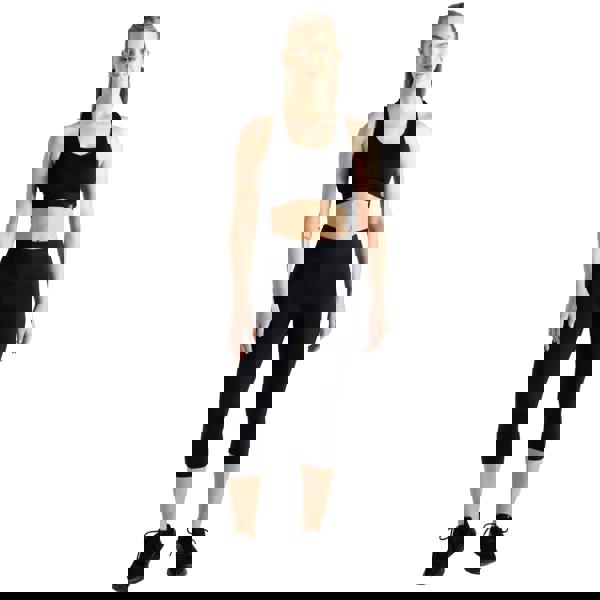 Regatta Womens/Ladies Dash Print 3/4 Length Gym Leggings - Black - 