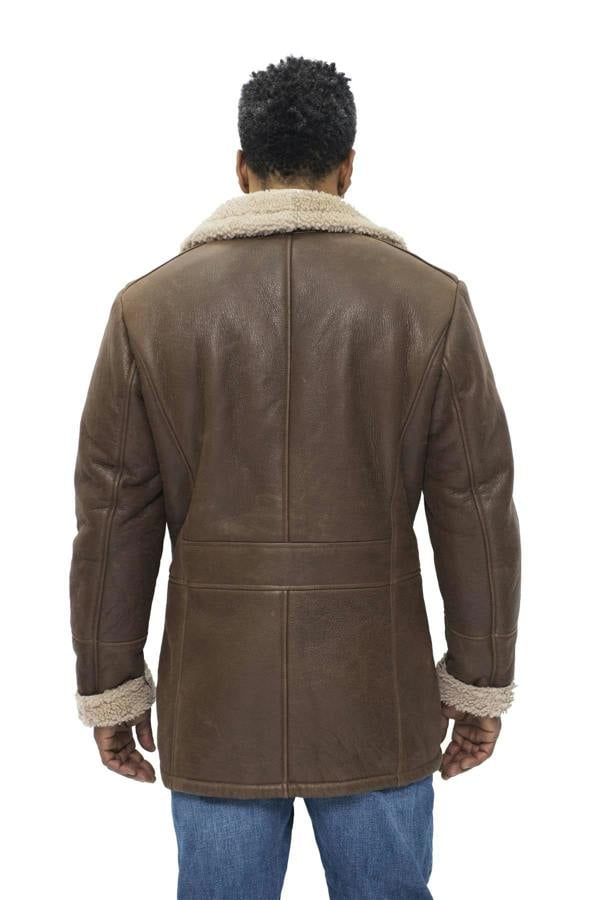 Infinity Leather Mens Classic Sheepskin Leather Jacket-Brisbane
