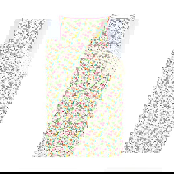 Catherine Lansfield Fruity Friends Reversible Duvet Cover Set Bright