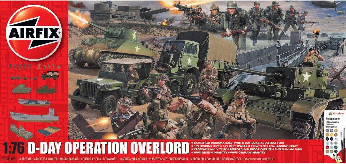 Airfix D-Day Operation Overlord Gift Set (1:76 Scale)