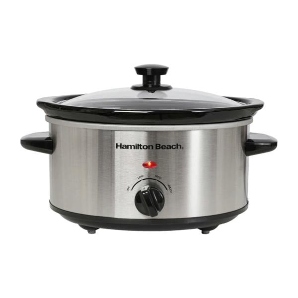 Hamilton Beach The Comfort Cook 3.5L Slow Cooker - Stainless Steel