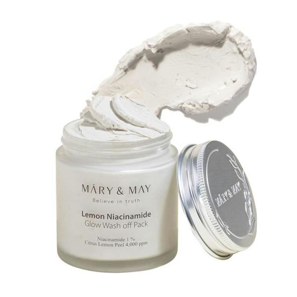 MARY & MAY Lemon Niacinamide Glow Wash off Pack 