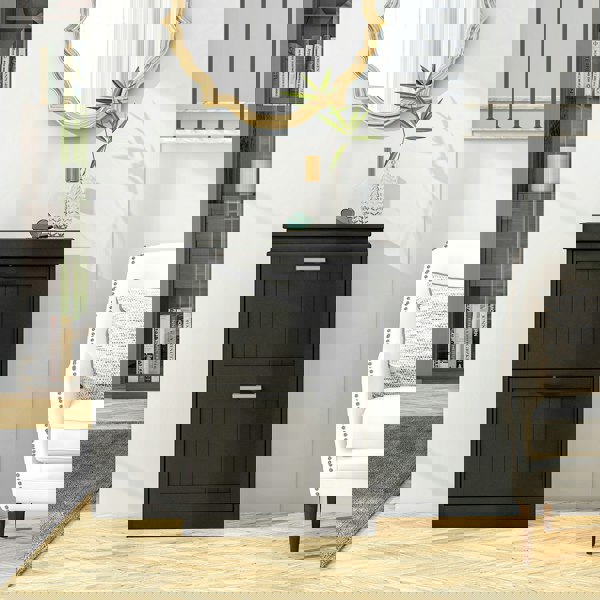 Flip-down Shoe Cabinet