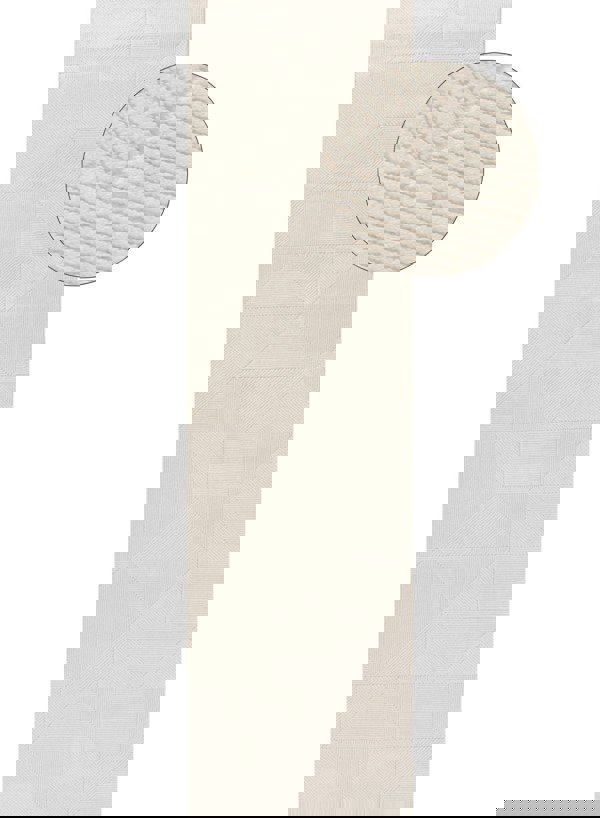 cream colour, abstract design, stain-resistant, Cosy comfort rug, non-static