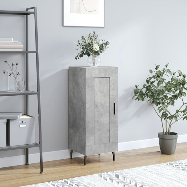 Berkfield Sideboard Concrete Grey 34.5x34x90 cm Engineered Wood