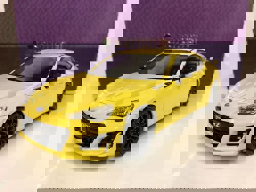 subaru brz gt yellow kyosho ksr18027y 1:18 scale samurai collection