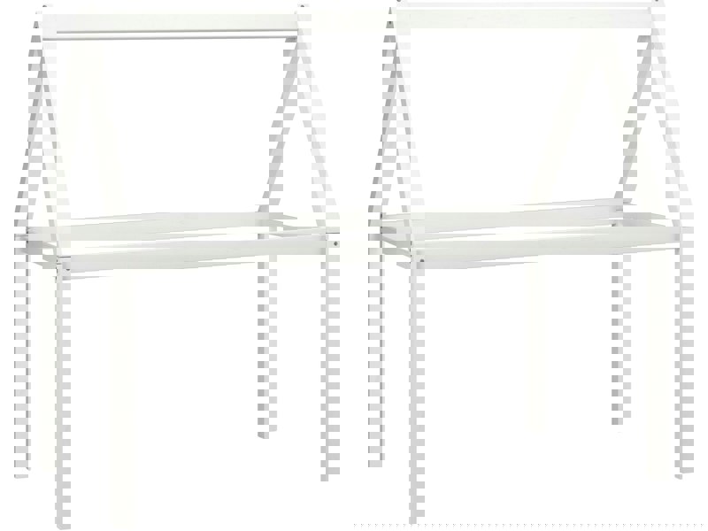 Dorel Home Alpi2 Canopy bed in white honey