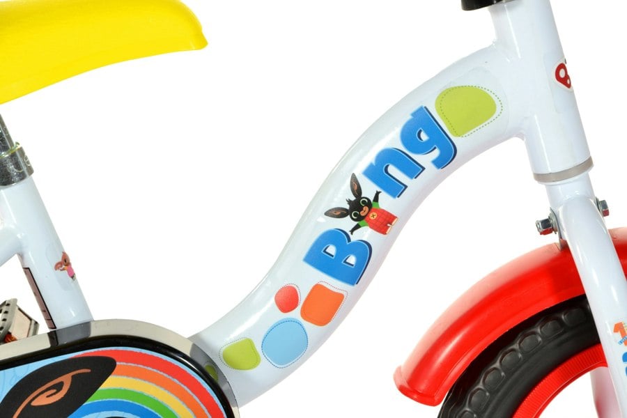 Dino Bikes 10" Bing Bicycle - White