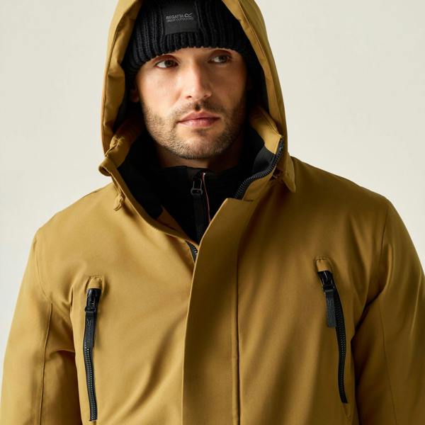 Regatta Mens Marron Waterproof Insulated Jacket - Rich Tan - 