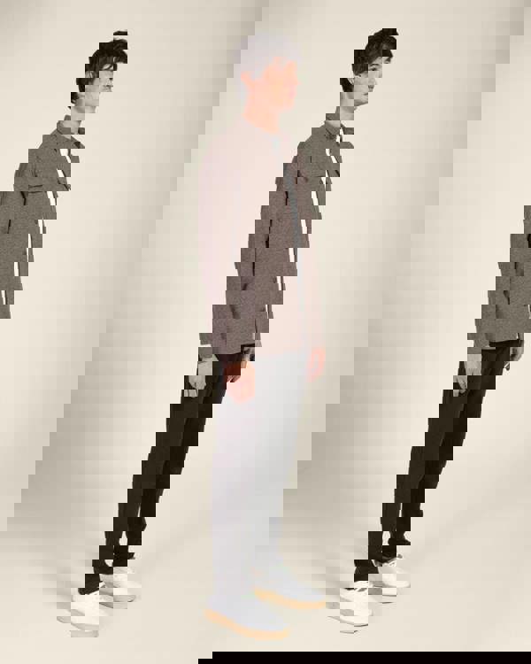 Larsson & Co Herringbone Jersey Casual Overshirt