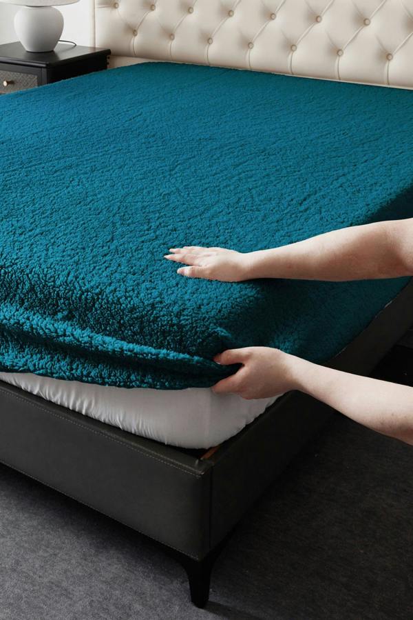 Ezysleep Winter Warm Soft Teddy Fleece Fitted Sheet