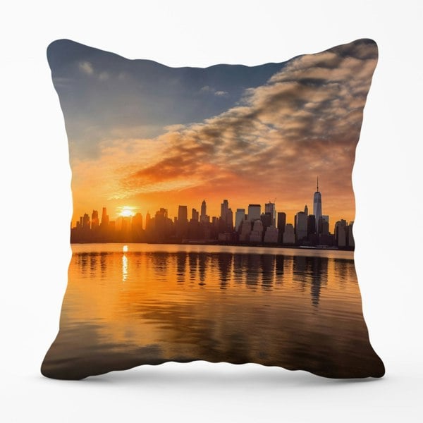 Warren Reed New York At Sunrise Cushions