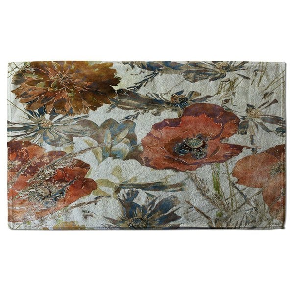 Benjamin Tate Design Watercolour Flower Print (Bath Towel)