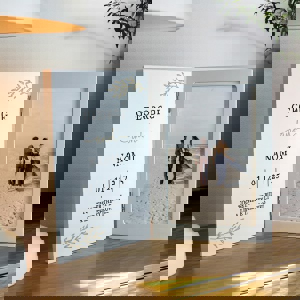 Personalised Memento Company Personalised Anniversary Wooden Hinged 6x4 Photo Frame