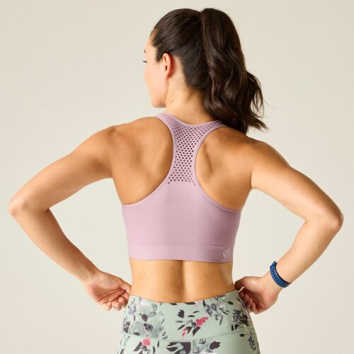 Dare 2B Womens Dont Sweat It II Sports Bra - Mauve Shadow