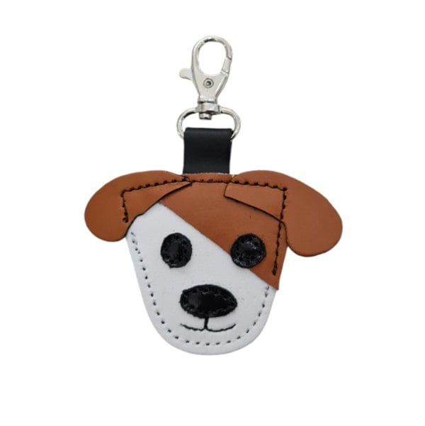 Zatchels Cute Dog Bag Charm - Burnt Orange