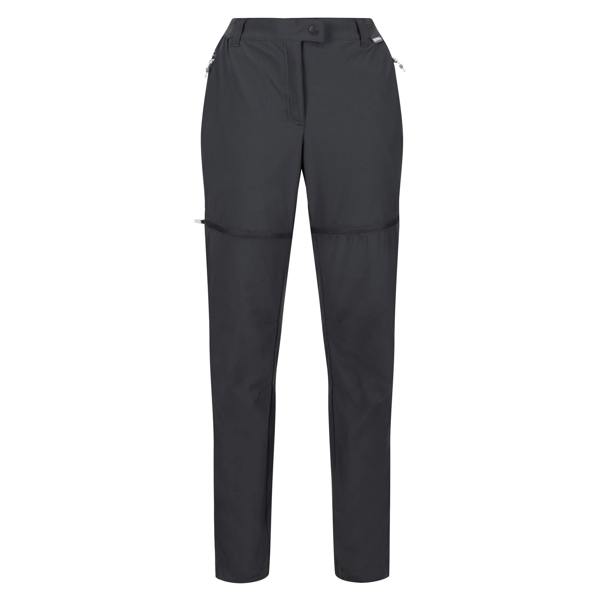 Regatta Womens/Ladies Mountain Zip-Off Trousers - Seal Grey - 