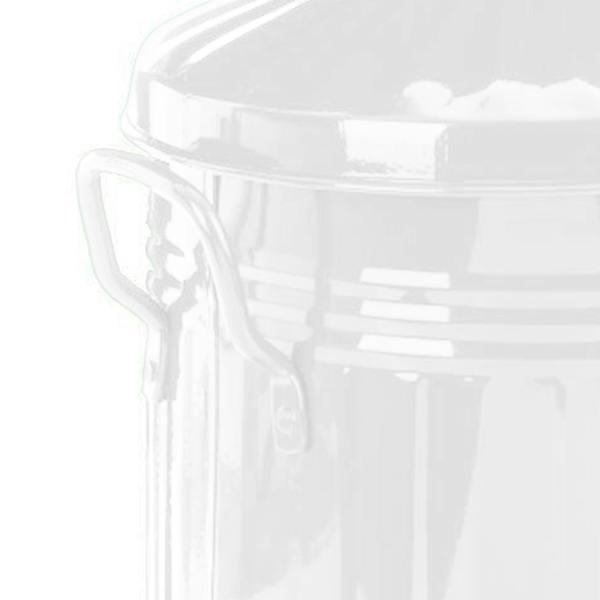 Leecroft Metal Mini Bin White 12 x 10'' - One Colour - 