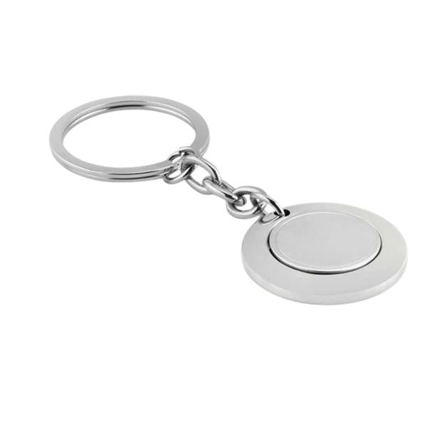 MidOcean Flat Ring Keyring - Shiny Silver - 