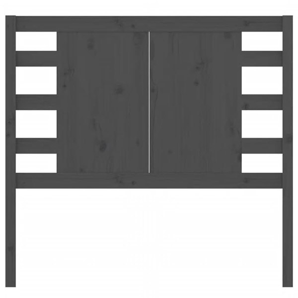 Berkfield Headboard Grey 96x4x100 cm Solid Wood Pine
