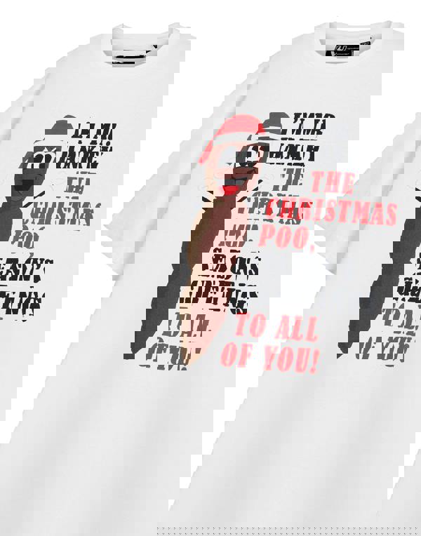 South Park Mens White Mr Hanky Short Sleeved T-Shirt