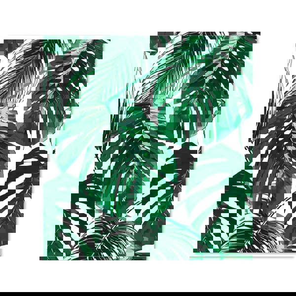 Warren Reed - Designer Tropical Jungle Leaf Pattern Kitchen Splashback
