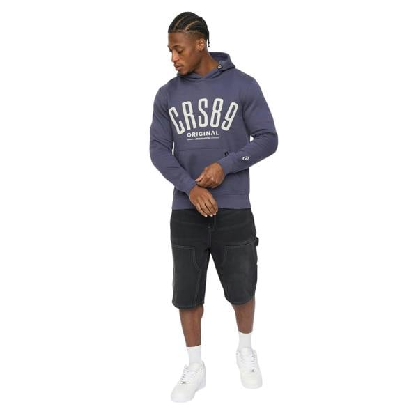 Crosshatch Mens Hallfell Hoodie - Navy - 