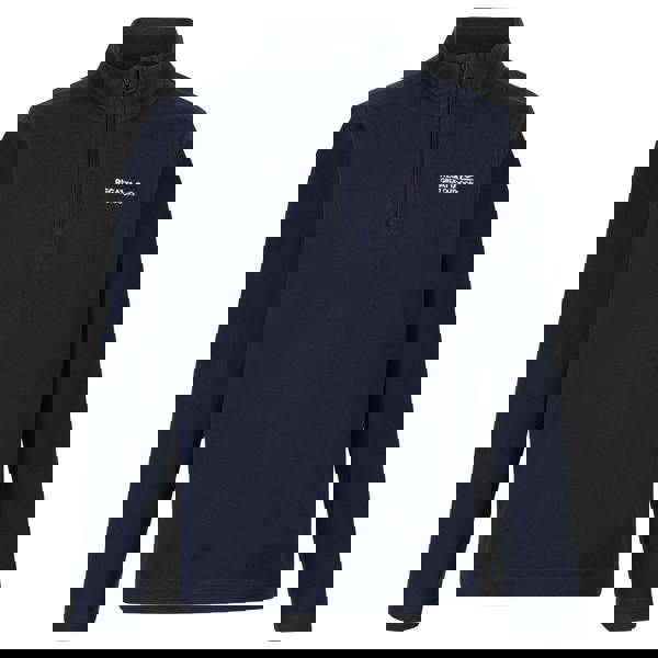 Regatta Great Outdoors Childrens/Kids Hot Shot II Half Zip Fleece Top - Navy/Navy