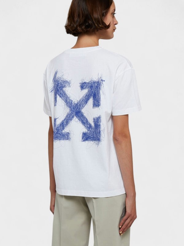 Off-White Pen Arrows Regular Tee White - Womens