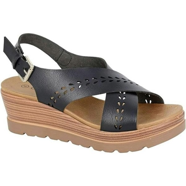 Cipriata Womens/Ladies Gavina Sandals - Black