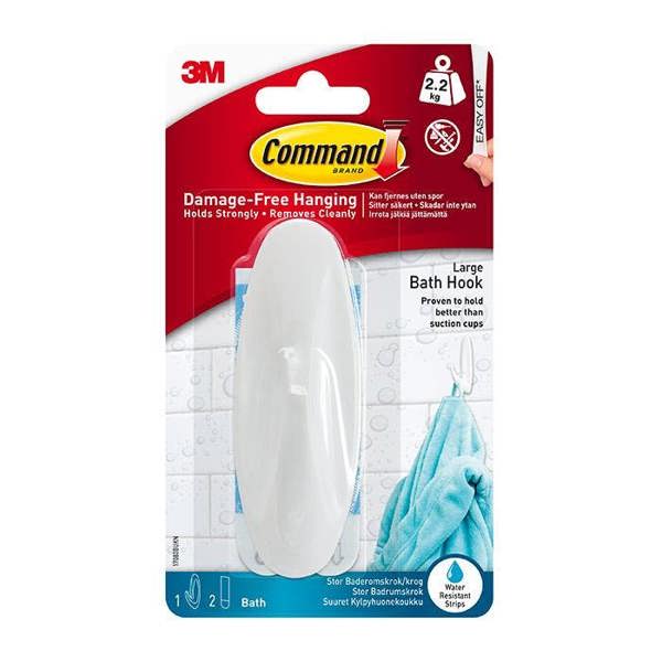 Command 17083B Bath Hook Large 2.2kg - One Colour - 