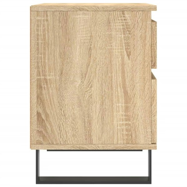 Berkfield Bedside Cabinet Sonoma Oak 40x35x50 cm Engineered Wood