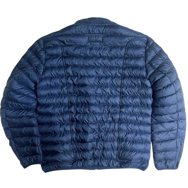 Diesel Plain Navy Blue Padded Jacket S