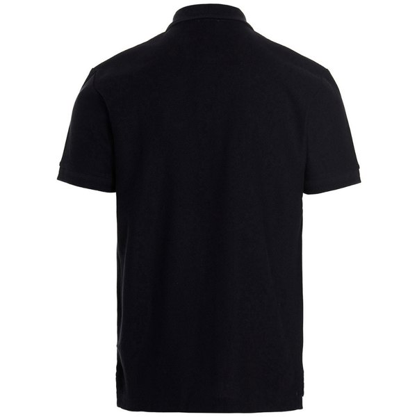 Burberry Branded Circle Logo Polo Shirt - Coal Blue