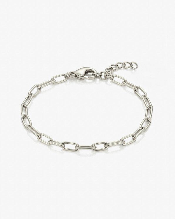 MUCHV Link Chain Bracelet - 3mm - Silver