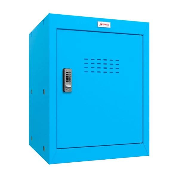 Phoenix Safe Phoenix CL0544BBE Size 2 Blue Cube Locker with Electronic Lock