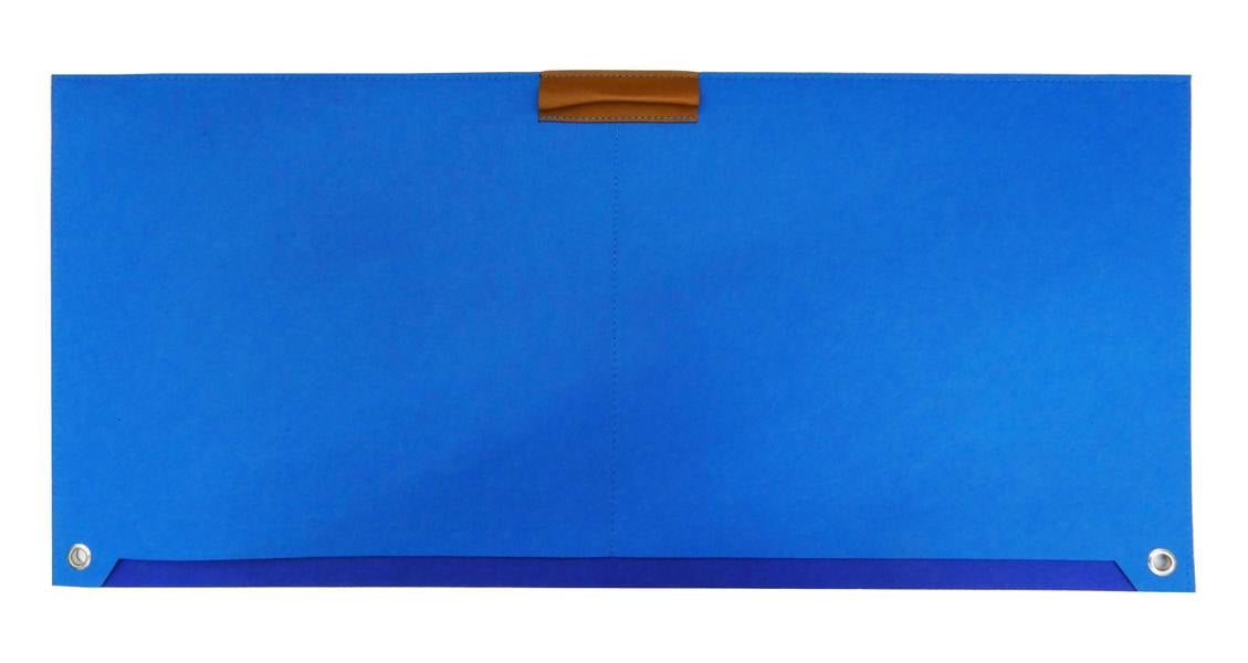 Accuratus Felt Computer Mouse Pad / Laptop Desk Pad & Mouse Mat with Pen & Paper Compartment