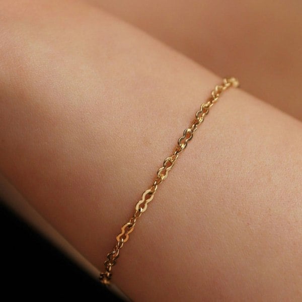 Gold Trip Vintage Delicate Chain Bracelet