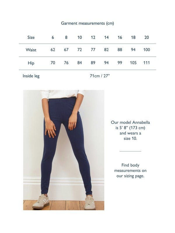 Kite Organic Lytchett Leggings Midnight