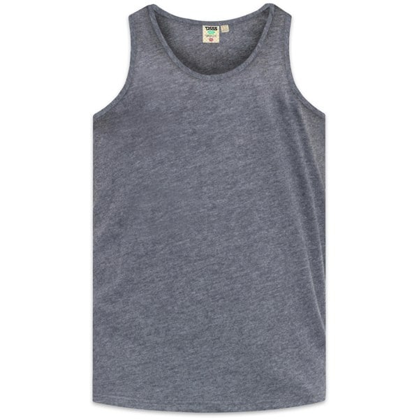 Duke Mens D555 Fabio 2 Kingsize Tank Top - Charcoal Melange