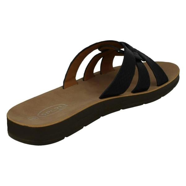 Spot On Ladies Spot On Knot Vamp Mules F00342
